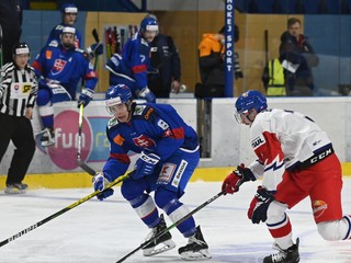 Martin Chromiak v zápase Slovensko U20 - Česko U20.