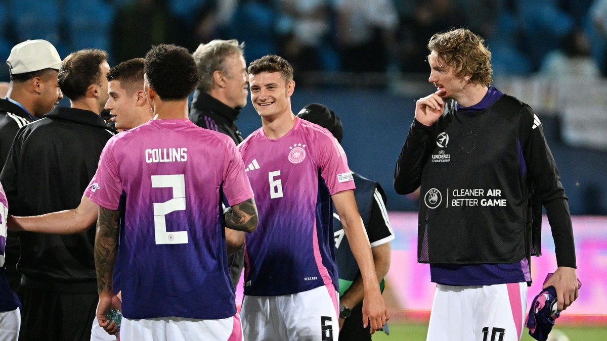 Futbalisti Nemecka na majstrovstvách Európy hráčov do 21 rokov.