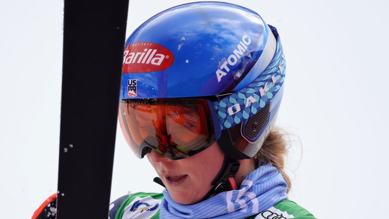 Na snímke je americká lyžiarka Mikaela Shiffrinová.