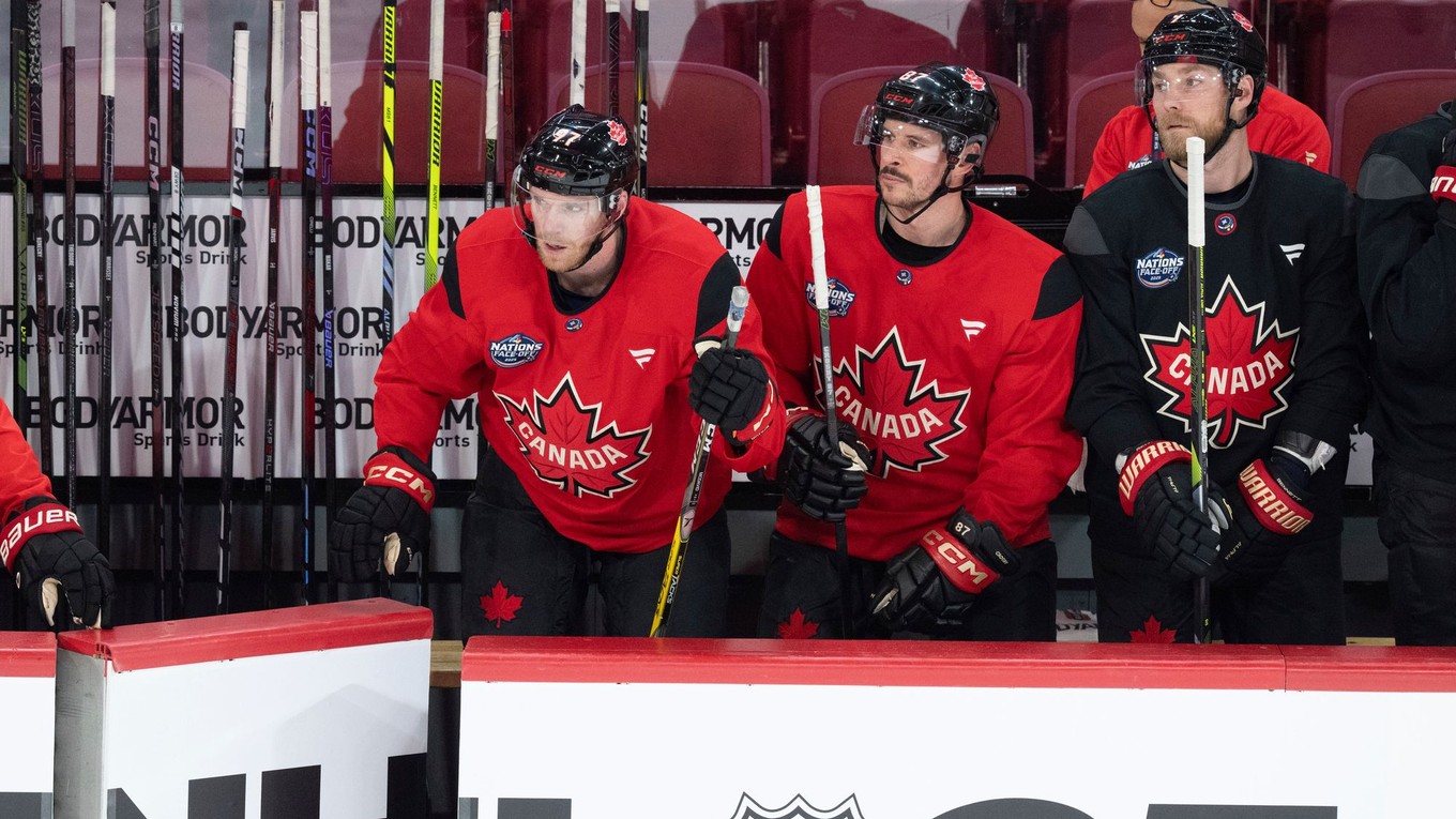 Connor McDavid a Sidney Crosby