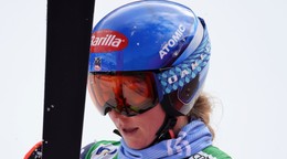 Na snímke je americká lyžiarka Mikaela Shiffrinová.