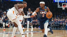 Shai Gilgeous-Alexander v zápase s Phoenixom