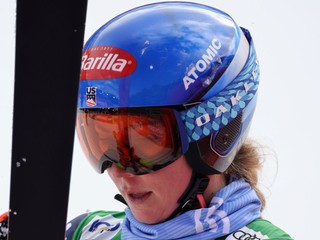 Na snímke je americká lyžiarka Mikaela Shiffrinová.