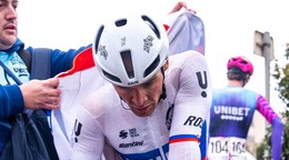 Slovenský cyklista Lukáš Kubiš.