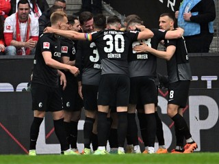 Freiburg sa teší z gólu 