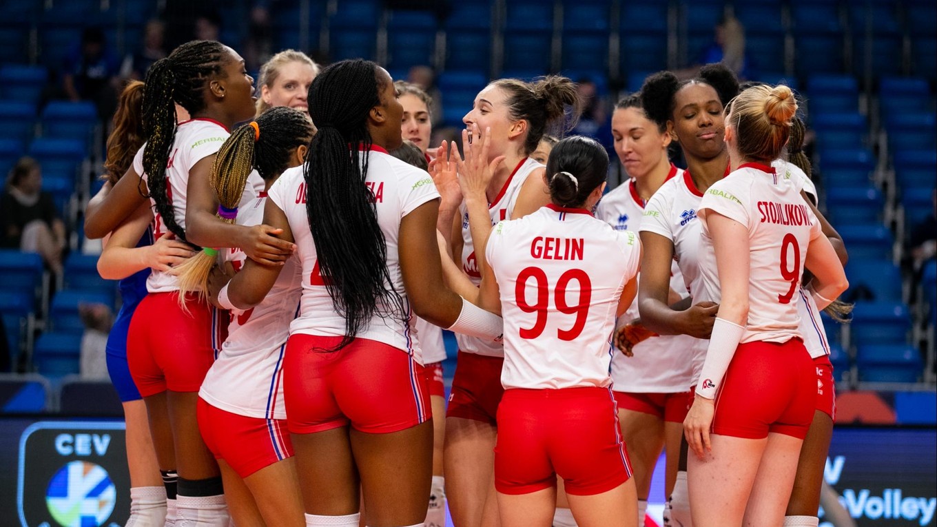 Francúzske volejbalistky.