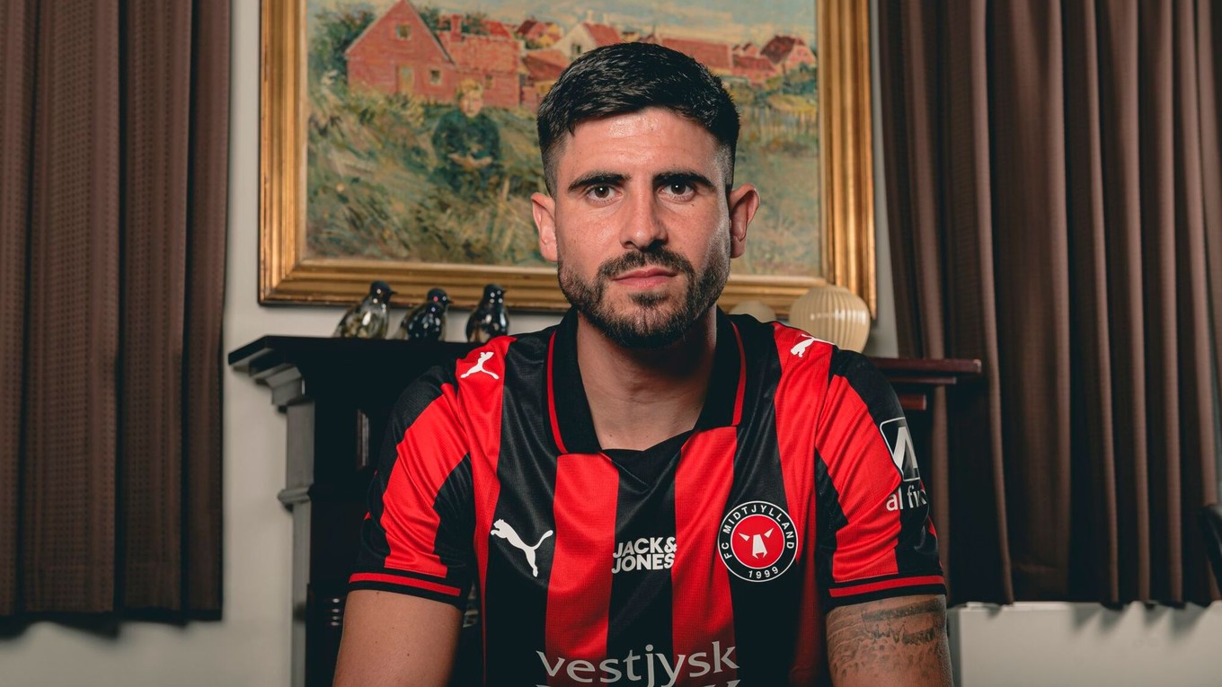 Martin Erlič v drese FC Midtjylland