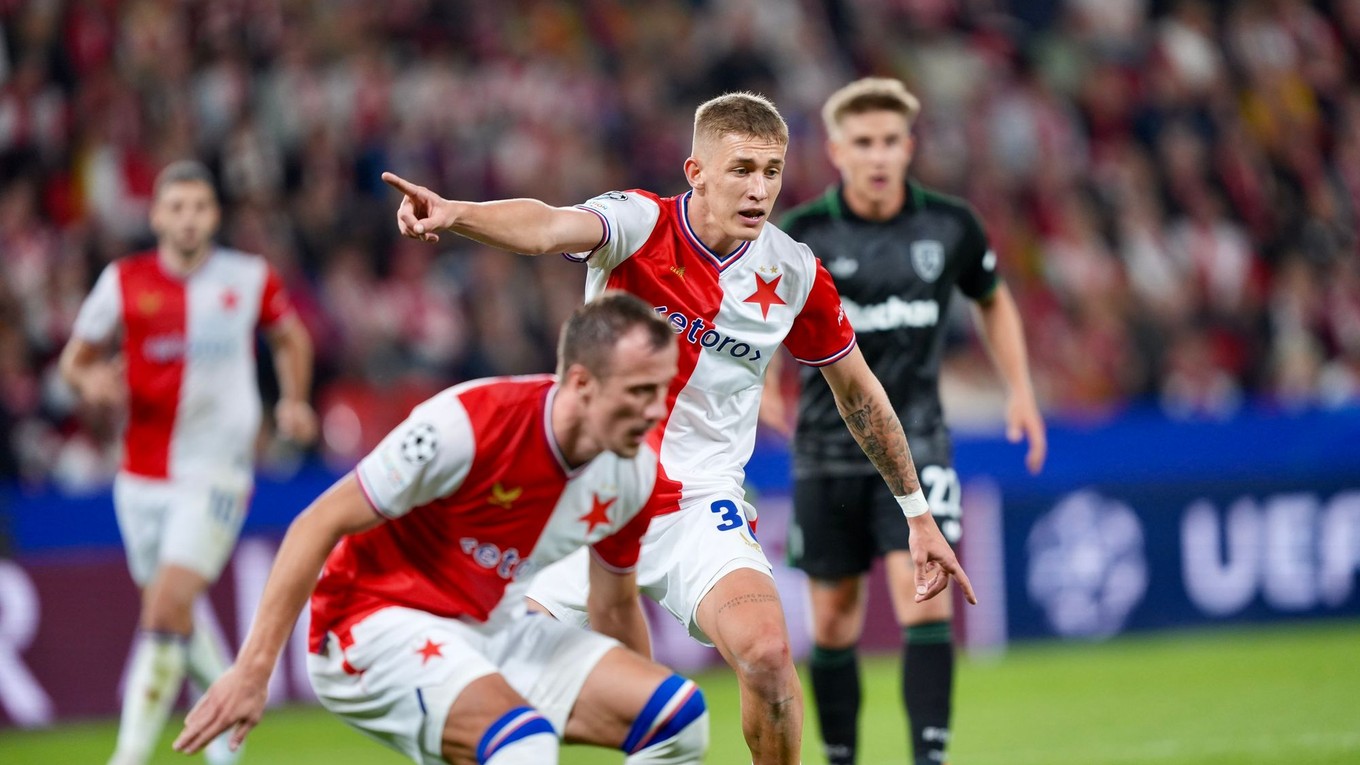 Fotka zo zápasu Slavia Praha - RC Lens.