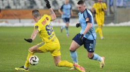 Momentka zo zápasu 15. kola Niké ligy FC Košice - ŠK Slovan Bratislava.