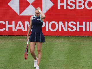 Jelena Rybakinová na turnaji v Londýne.