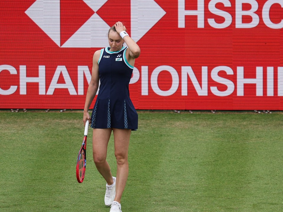 Jelena Rybakinová na turnaji v Londýne.