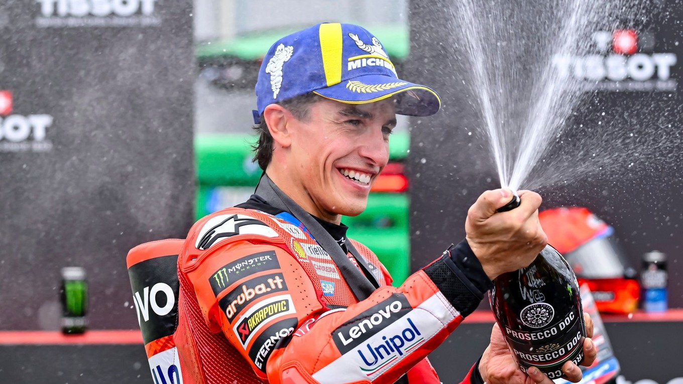 Španielsky motocyklový pretekár Marc Márquez z tímu Ducati.