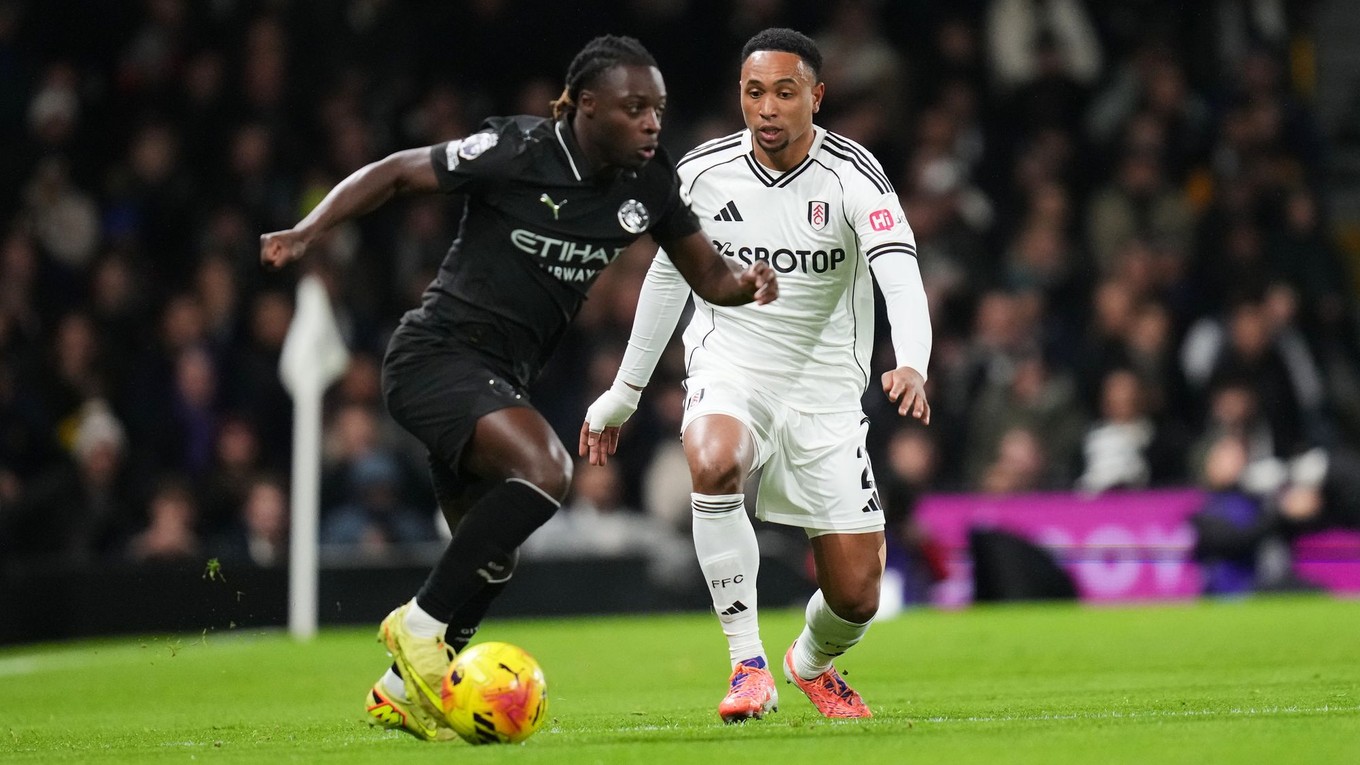 Jeremy Doku v zápase proti Fulhamu.