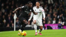 Jeremy Doku v zápase proti Fulhamu.