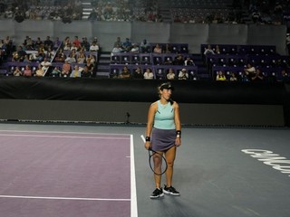 Jessica Pegulová na turnaji v Cancúne.
