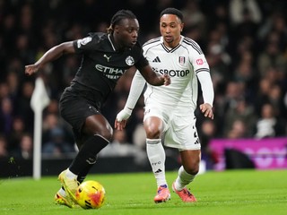 Jeremy Doku v zápase proti Fulhamu.