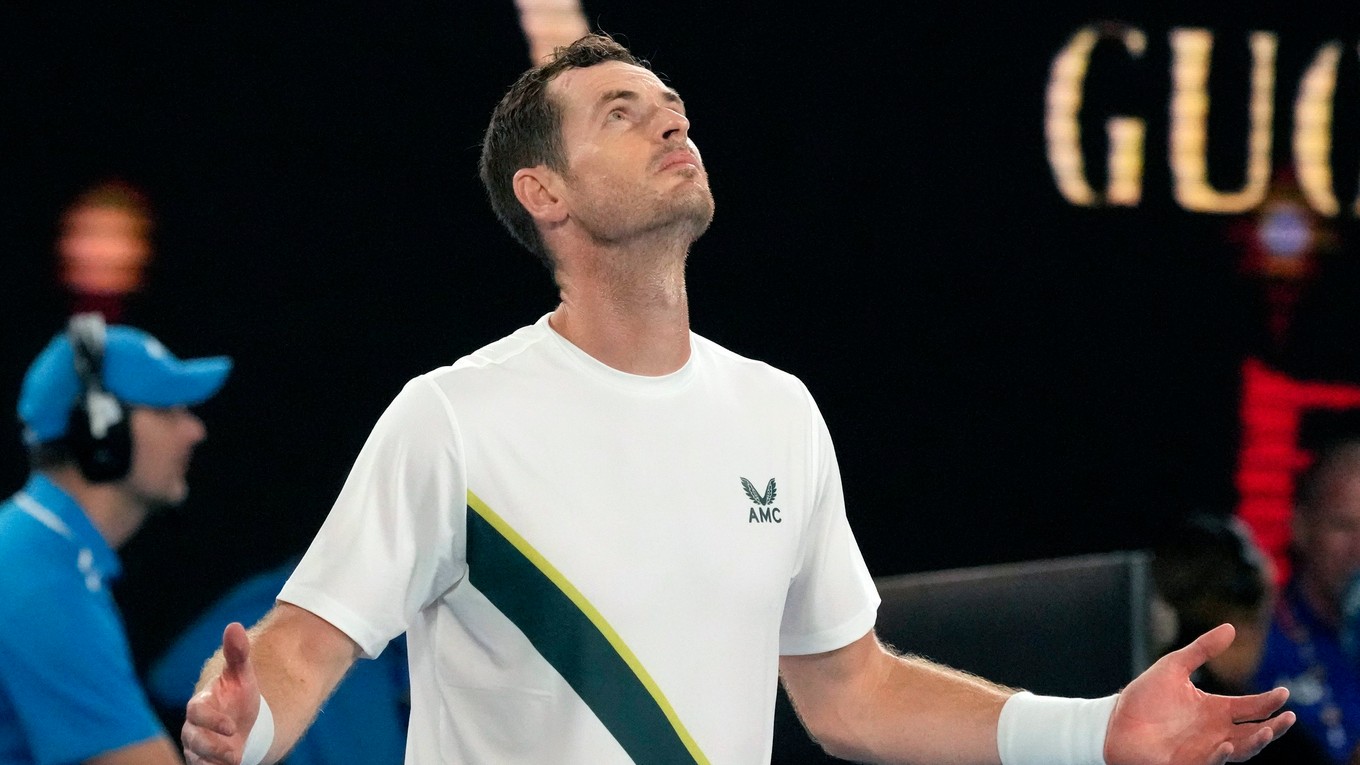 Andy Murray na Australian Open 2023.