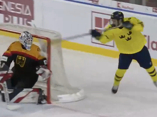 Lakrosový gól v zápase Nemecko - Švédsko na MS U18 2026