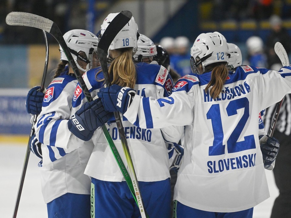 Slovenské hokejistky.