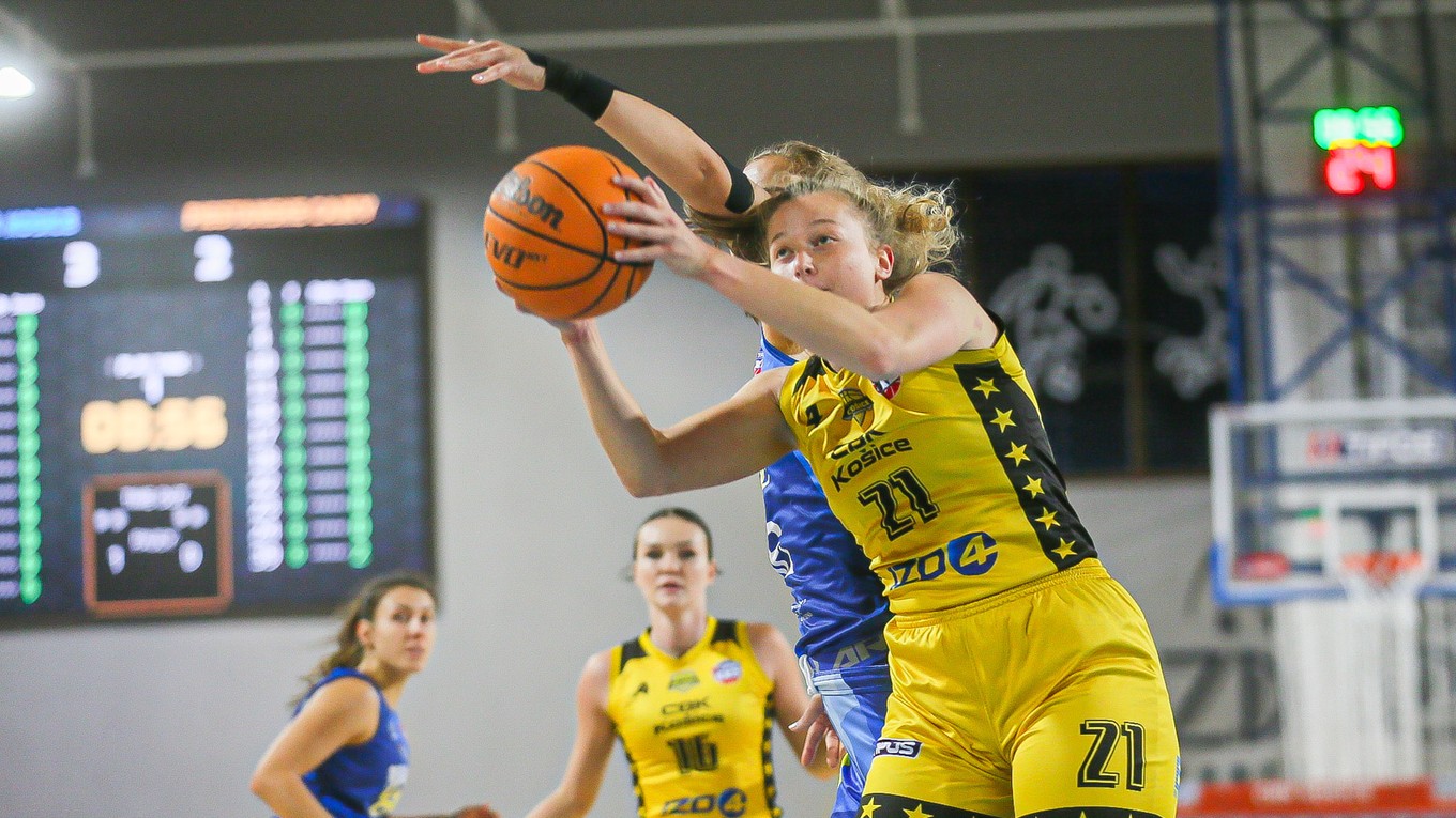 Basketbalistky CBK Košice.