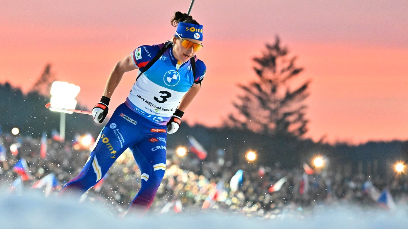 Francúzska biatlonistka Julia Simonová