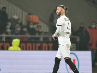 Španielsky obranca PSG Sergio Ramos. 