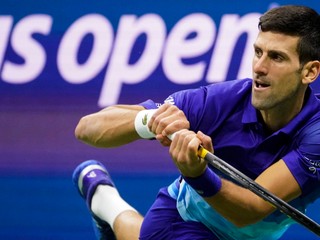 Srbský tenista Novak Djokovič počas US Open.