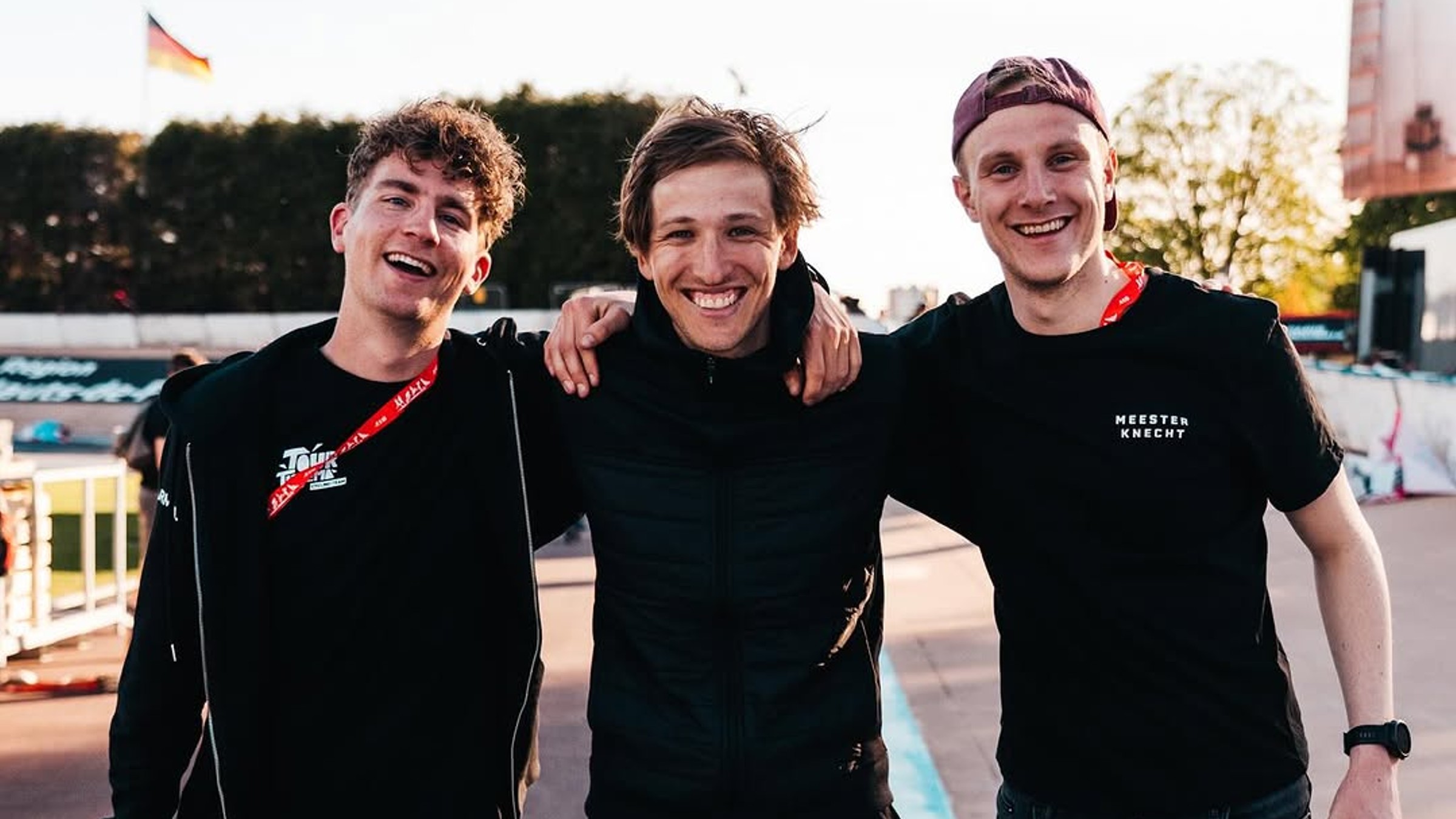 Zakladatelia tímu Unibet Tietema Rockets, zľava Josse Wester, Bas Tietema a Devin van der Wiel.