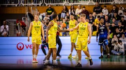 Hráči tímu Patrioti Levice.