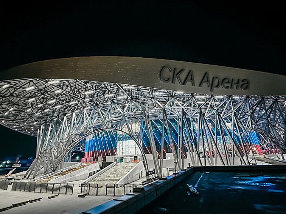 SKA Arena v Petrohrade bude mať  kaapacitu 21 500 divákov.