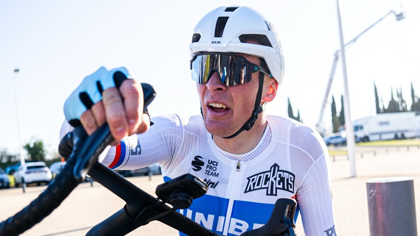 Slovenský cyklista Lukáš Kubiš.