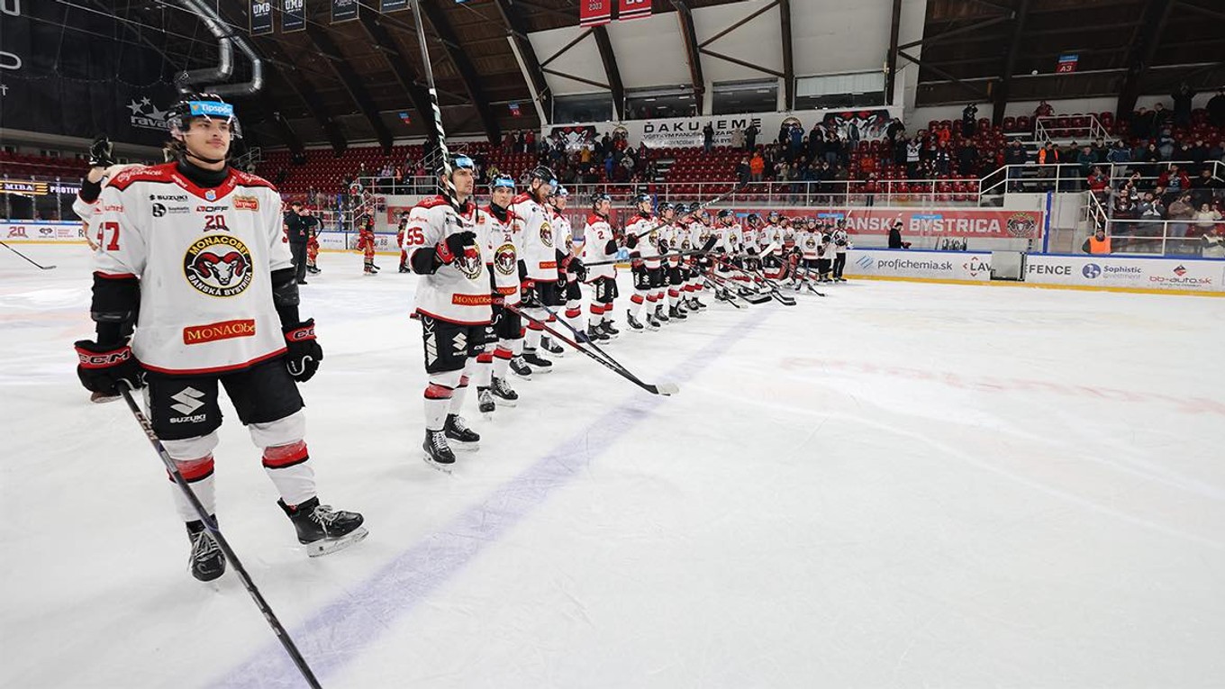 Hráči HC MONACObet Banská Bystrica.