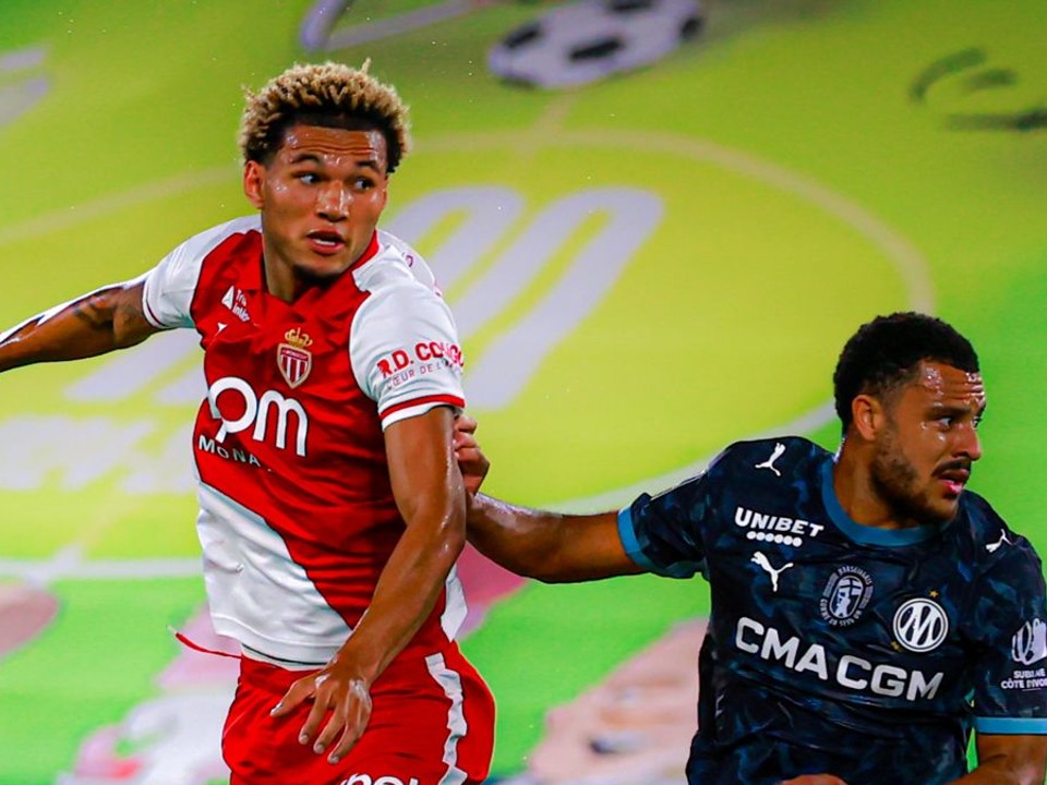 Momentka zo zápasu AS Monaco - Olympique Marseille.