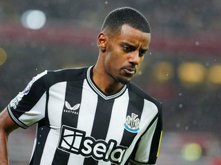 Švédsky útočník tímu Newcastle United Alexander Isak. 
