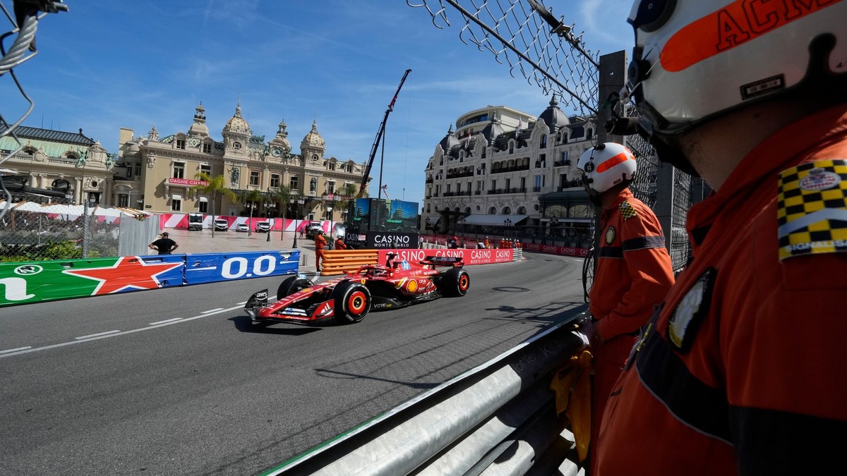 Charles Leclerc na Ferrari počas Veľkej ceny Monaka 2024.