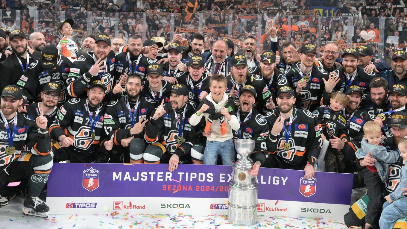 HC Košice obhajujú titul majstrov Tipsport ligy.