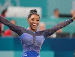 Simone Bilesová na OH 2024 v Paríži.