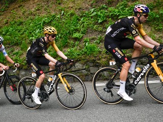 Wout Van Aert, Jonas Vingegaard, Tadej Pogačar.