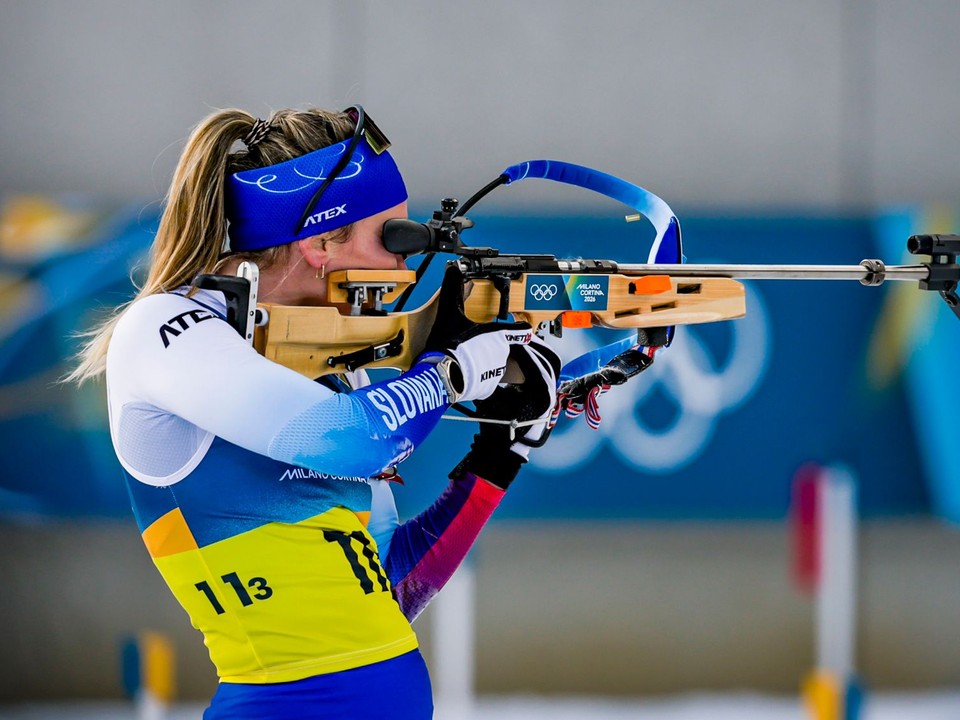 Paulína Bátovská Fialková počas ZOH 2026.