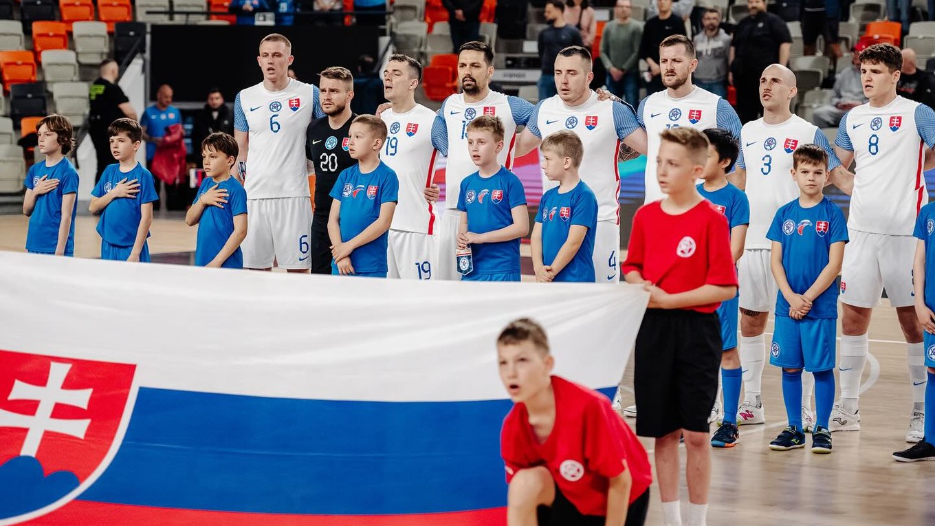 Slovenskí futsalisti v kvalifikácii ME vo futsale 2026.