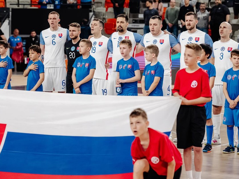 Slovenskí futsalisti v kvalifikácii ME vo futsale 2026.