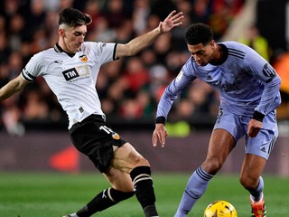 Fotka zo zápasu Valencia - Real Madrid.