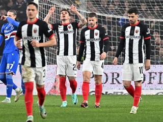 Dávid Ďuriš sa teší z premiérového gólu za Ascoli.