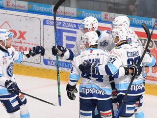 Radosť hráčov HK Nitra.