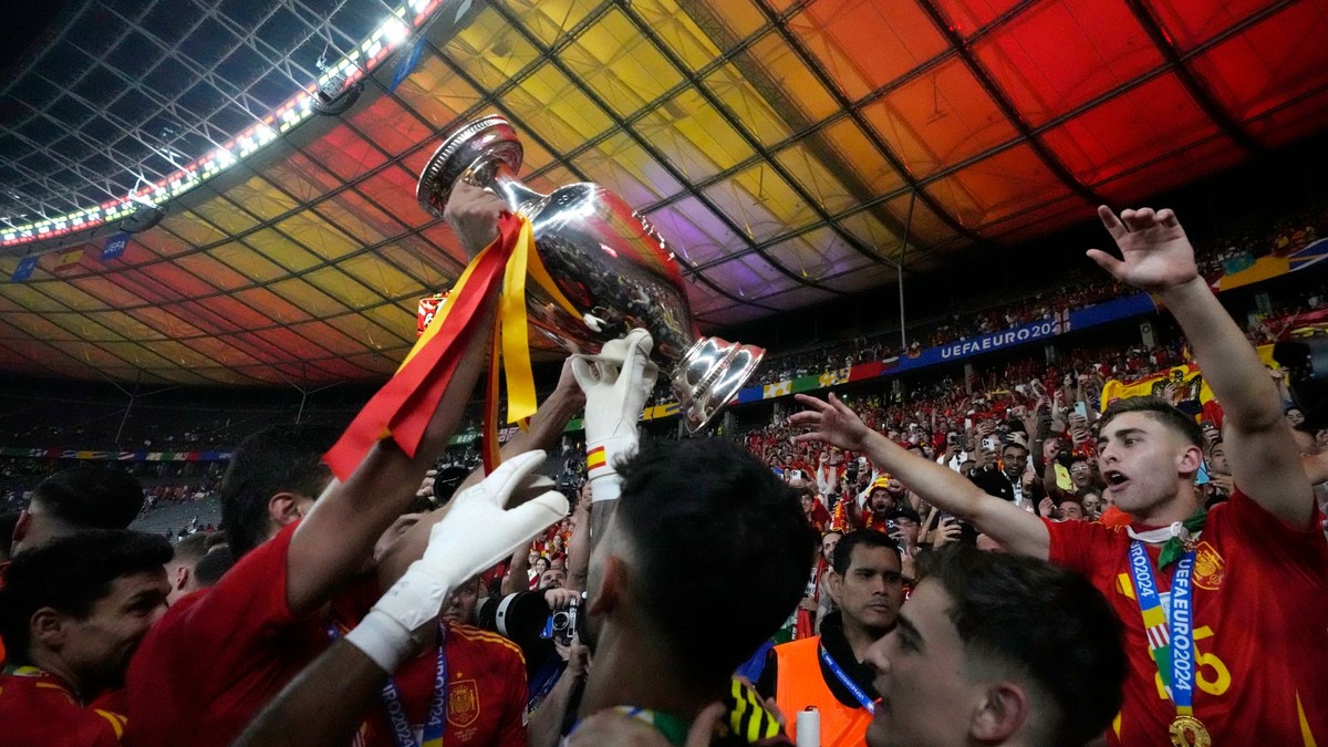Španielska radosť po finále EURO 2024.