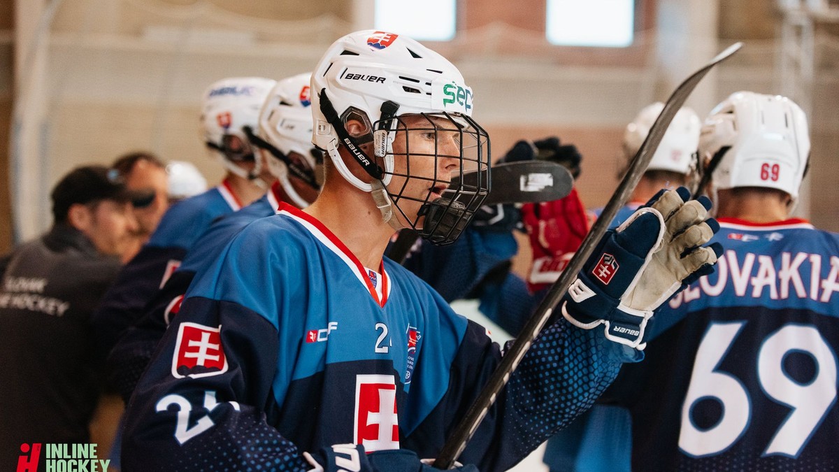 Slovenskí reprezentanti na ME v inline hokeji do 19 rokov 2025.