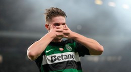 Viktor Gyökeres v drese Sporting Lisabon. 