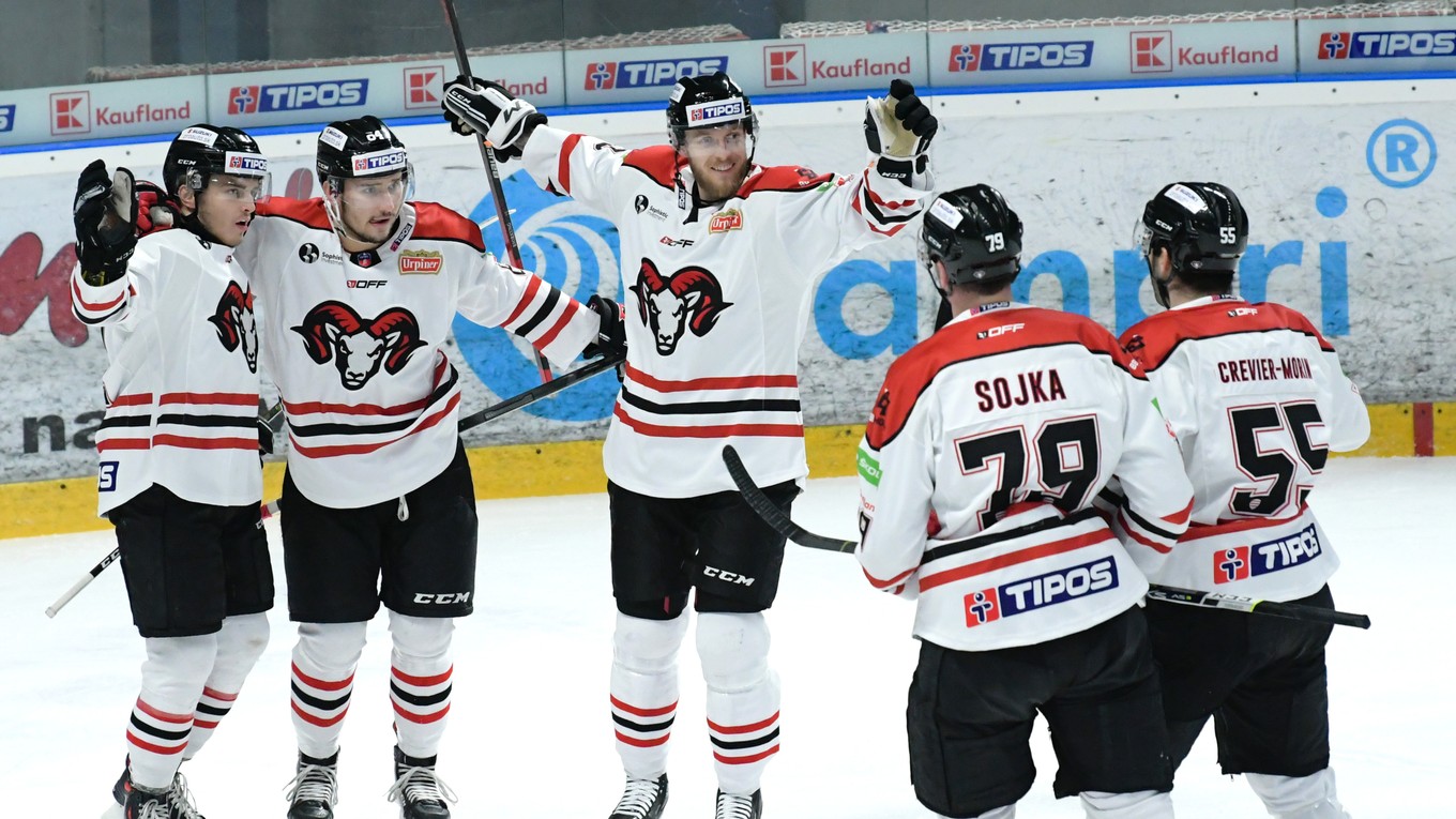 Hokejisti HC '05 Banská Bystrica.