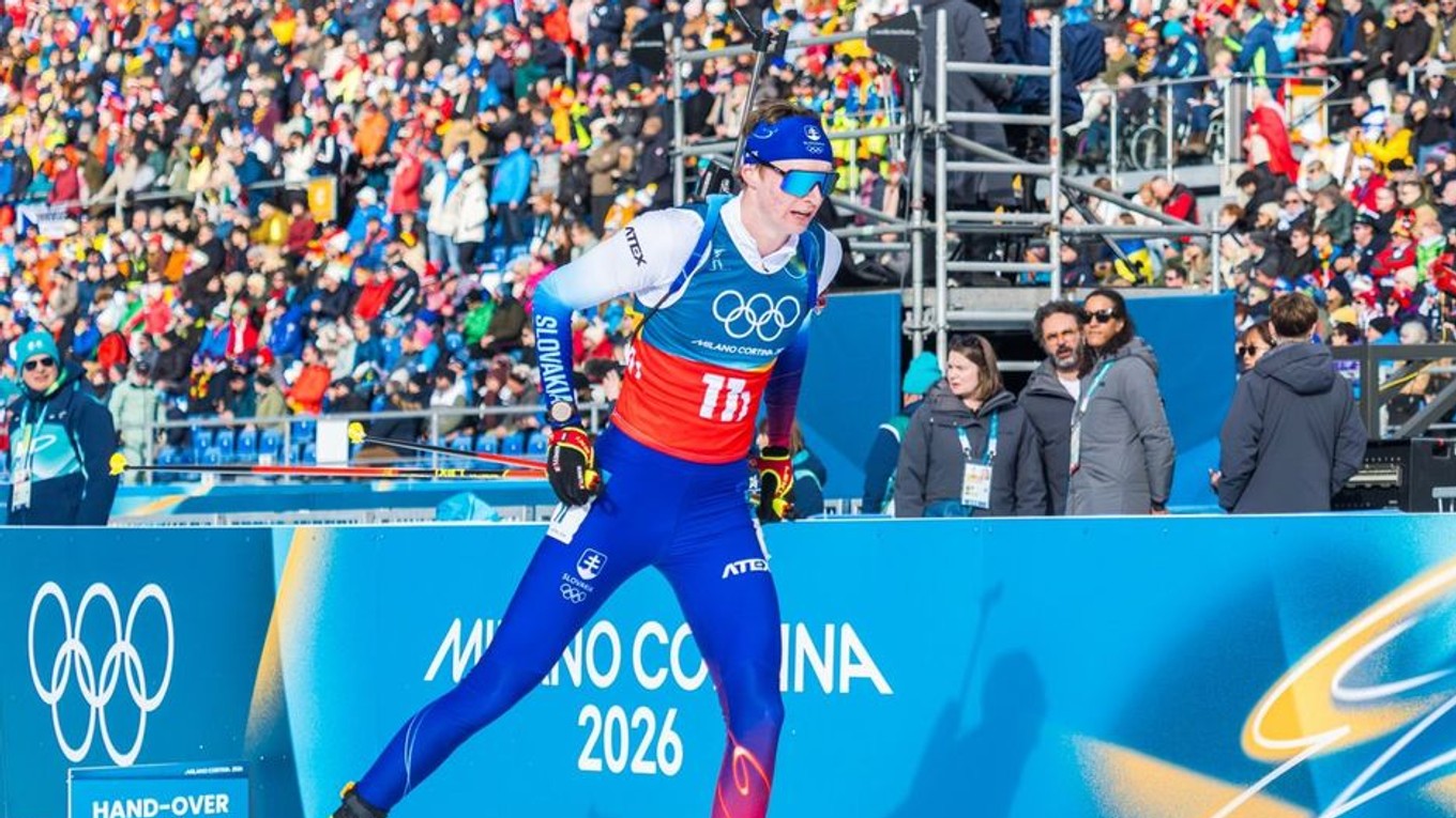 Jakub Borguľa počas ZOH 2026.