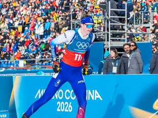Jakub Borguľa počas ZOH 2026.